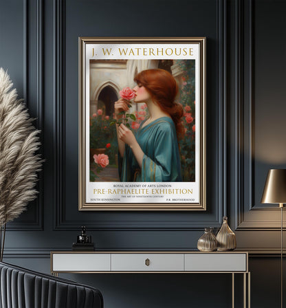 John William Waterhouse Art Print: The Soul of the Rose, Pre-Raphaelite Poster