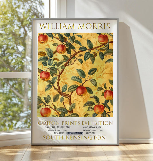 William Morris Apple Orchard Print: Vintage Botanical Art