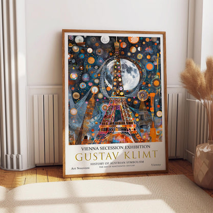 Gustav Klimt Art Print – Art Nouveau Poster | Paris Wall Decor, Gold Leaf Artwork