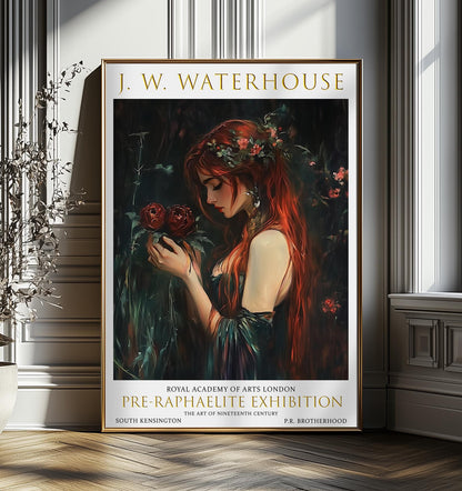 John William Waterhouse Persephone Print: Romantic Pre-Raphaelite Wall Art