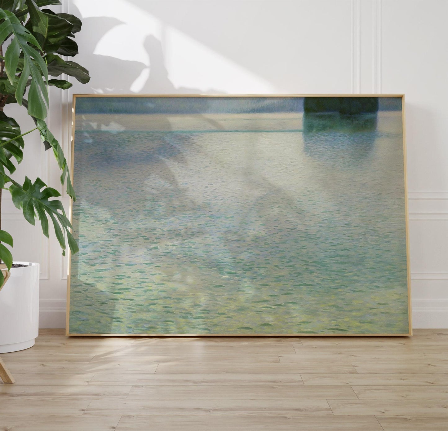 Gustav Klimt Print – Island Attersee Vintage Art Print On Premium Art Paper