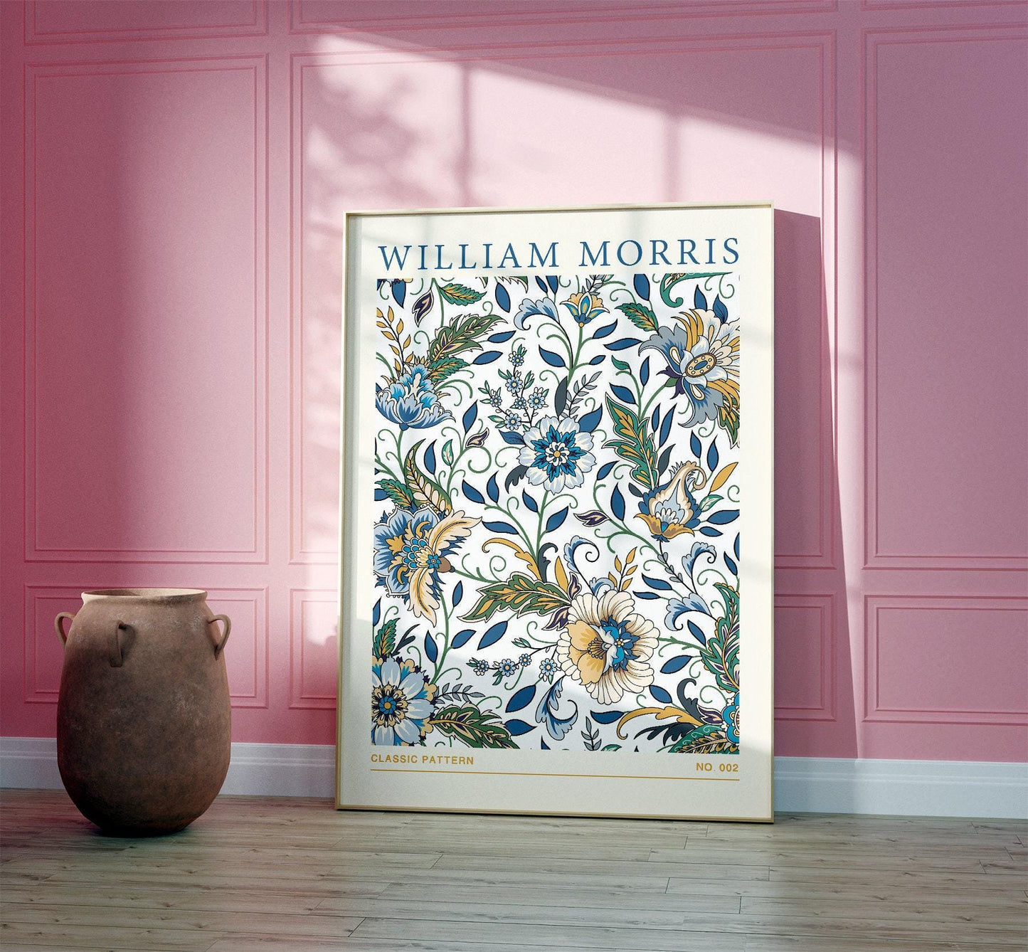 William Morris Art Print – Vintage Wall Art | Botanical Floral Exhibition Poster
