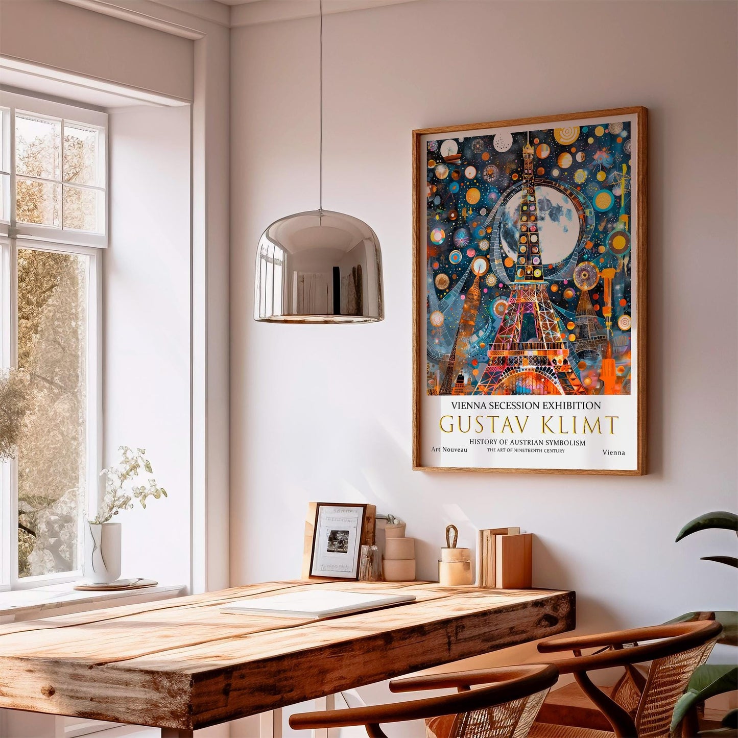 Gustav Klimt Art Print – Art Nouveau Poster | Paris Wall Decor, Gold Leaf Artwork