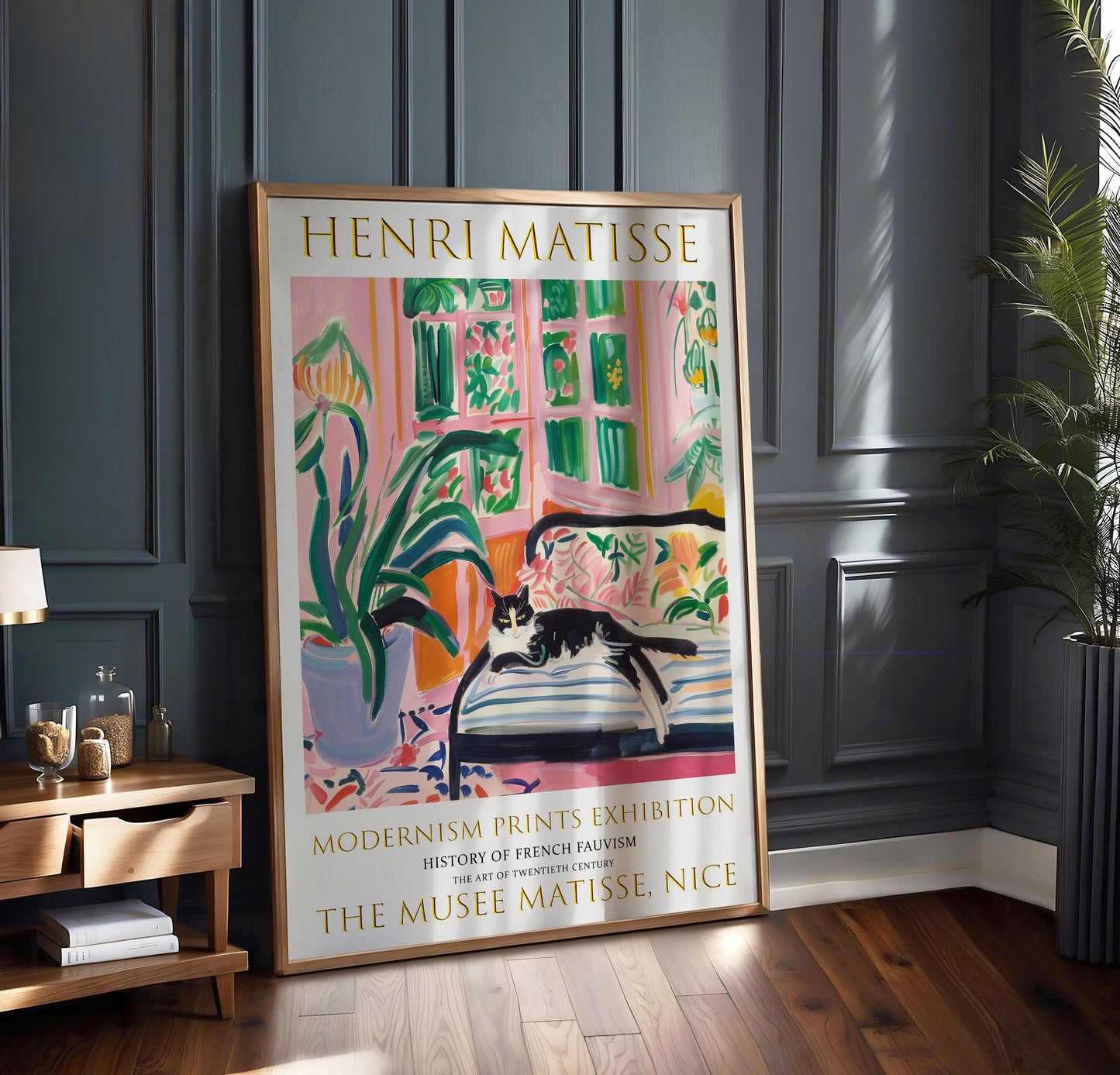 Henri Matisse Art Print: Tropical Living Room Fauvist Decor