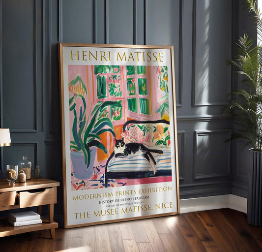 Henri Matisse Art Print: Tropical Living Room Fauvist Decor
