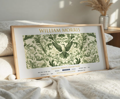 Print, William Morris Botanical Panoramic Wall Art, Vintage Poster