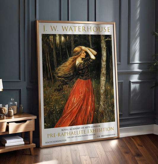 John William Waterhouse Print: Pre-Raphaelite Witch Sorceress Art