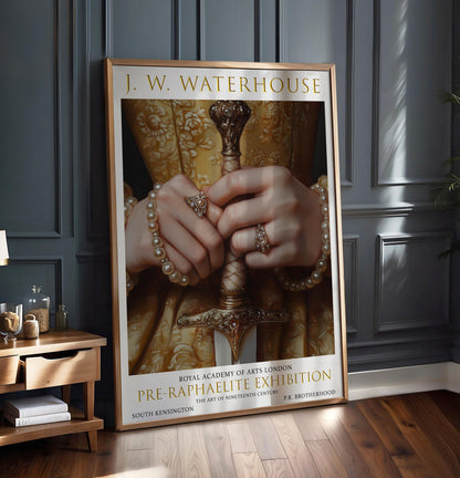 John William Waterhouse Print: Pre-Raphaelite Exhibition Poster