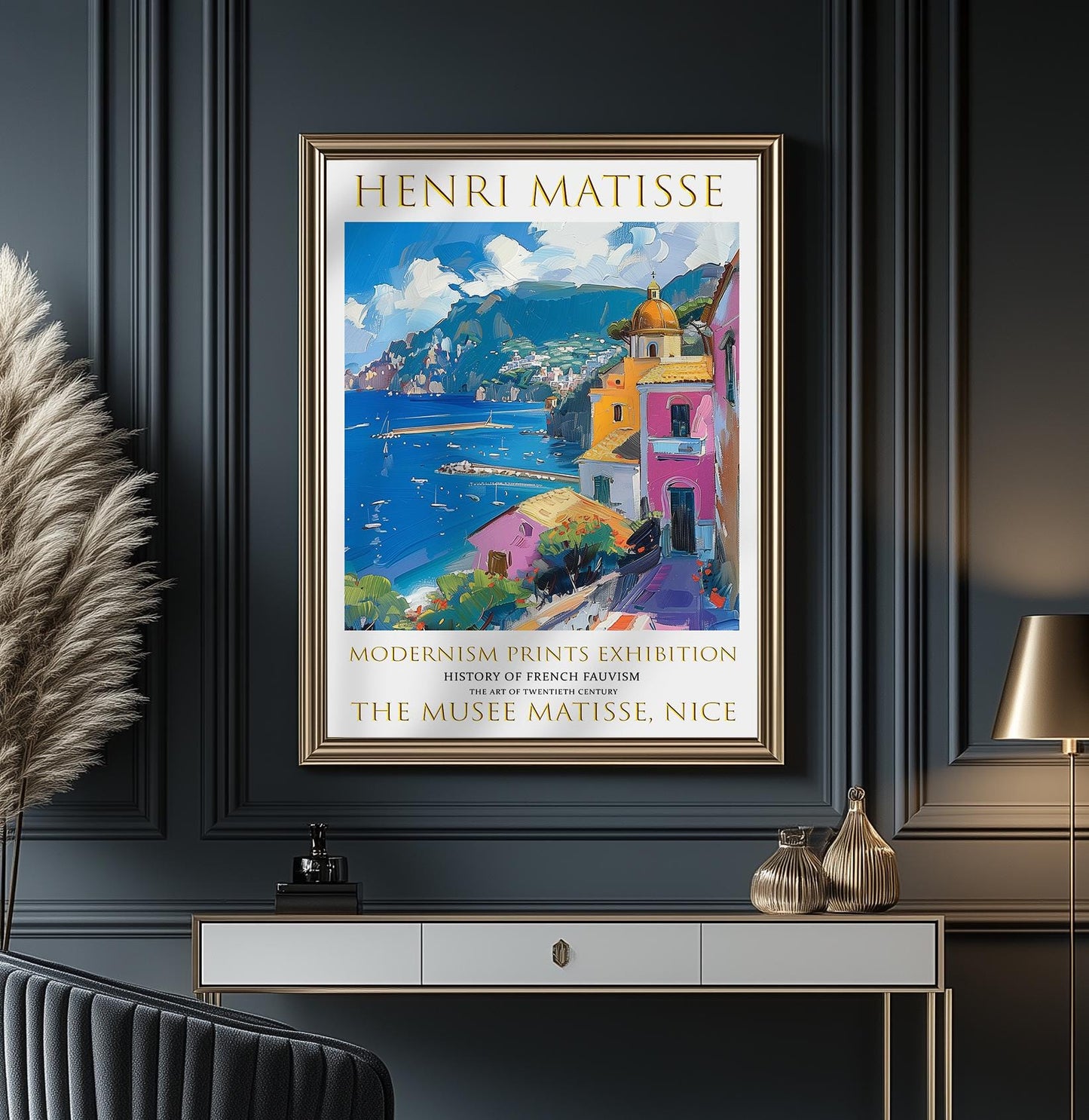 Henri Matisse French Riviera Print: Fauvism Coastal Art