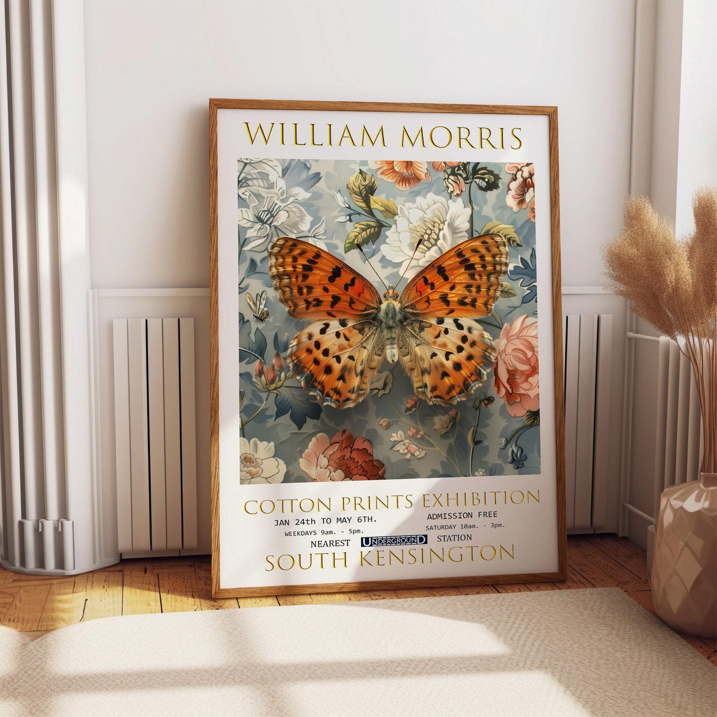 William Morris Print - Vintage Floral Poster | Botanical Wall Art, Heritage Decor