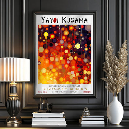 Yayoi Kusama Exhibition Print: Japanese Polka Dot Art