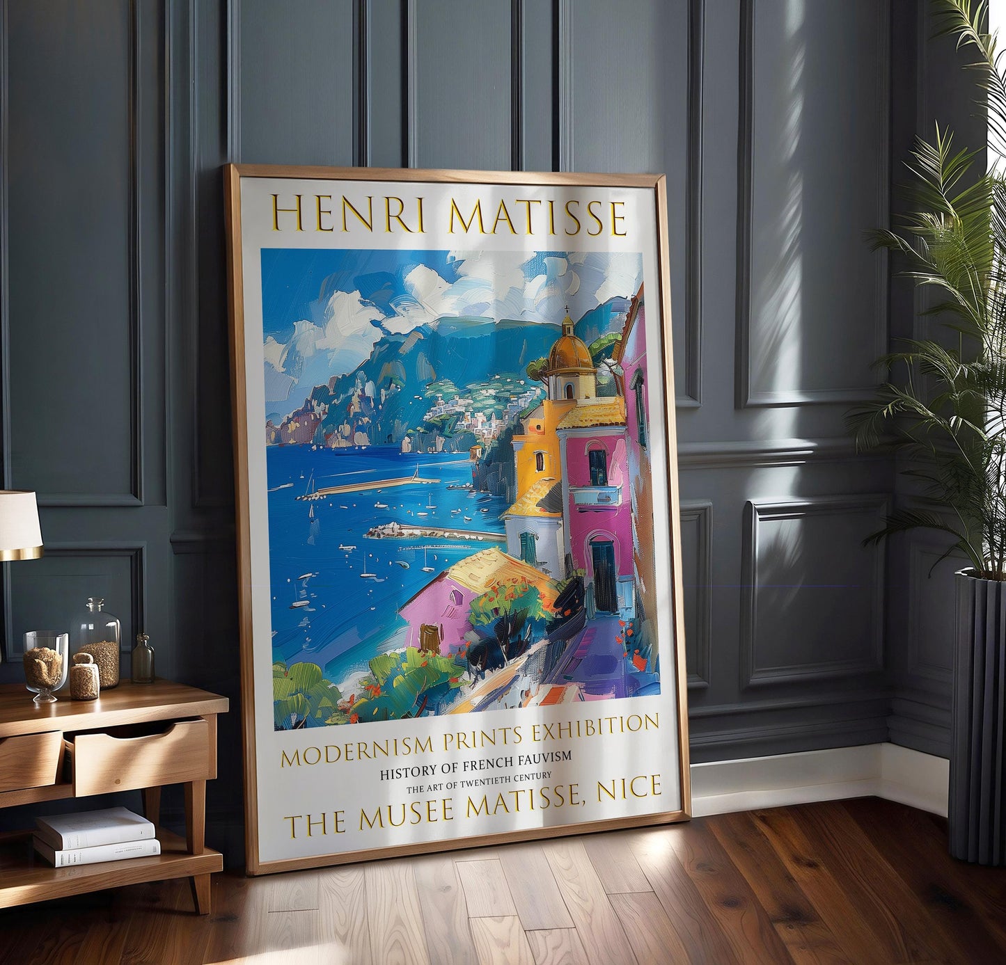 Henri Matisse French Riviera Print: Fauvism Coastal Art
