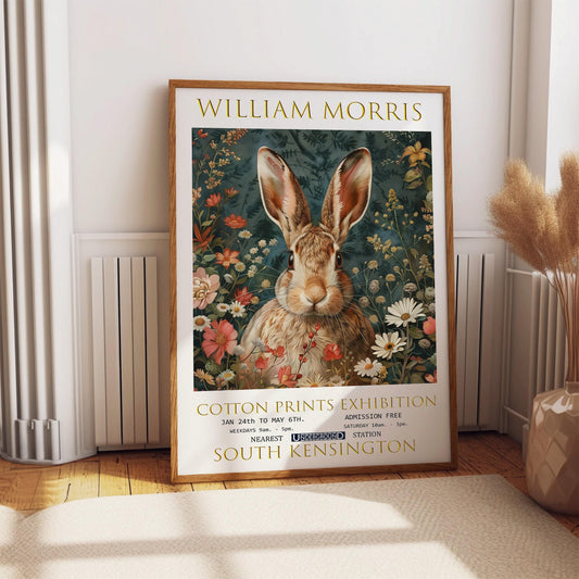 William Morris Hare Print – Vintage Botanical Wall Art