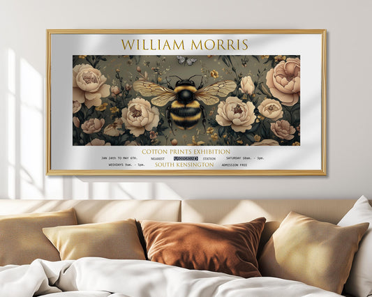 William Morris Panoramic Print – William Morris Poster – Bee