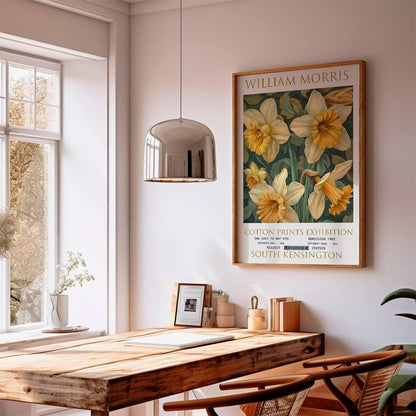 William Morris Print – Vintage Floral Art | Daffodils Wall Decor on Premium Matte Paper