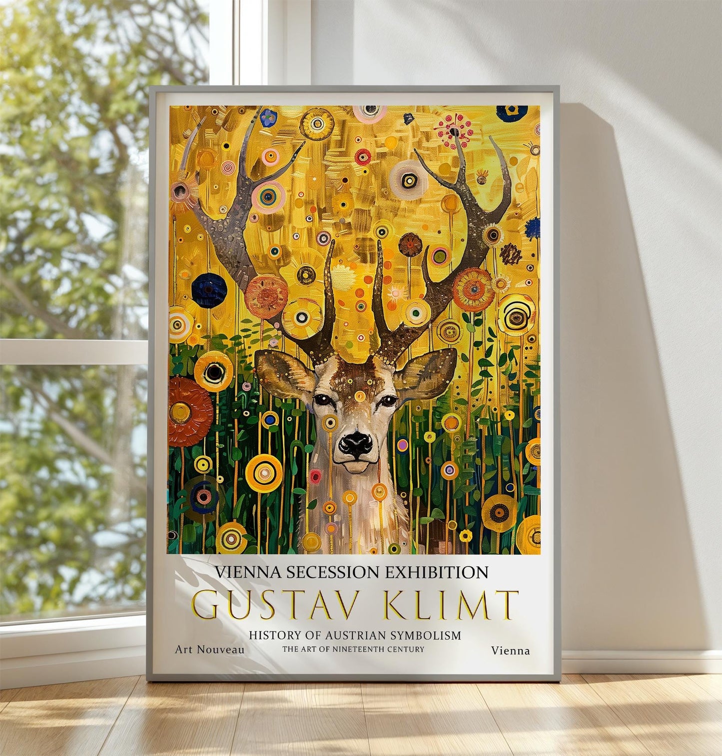 Gustav Klimt Print – Art Nouveau Poster | Vintage Wall Art, Gold Leaf Artwork