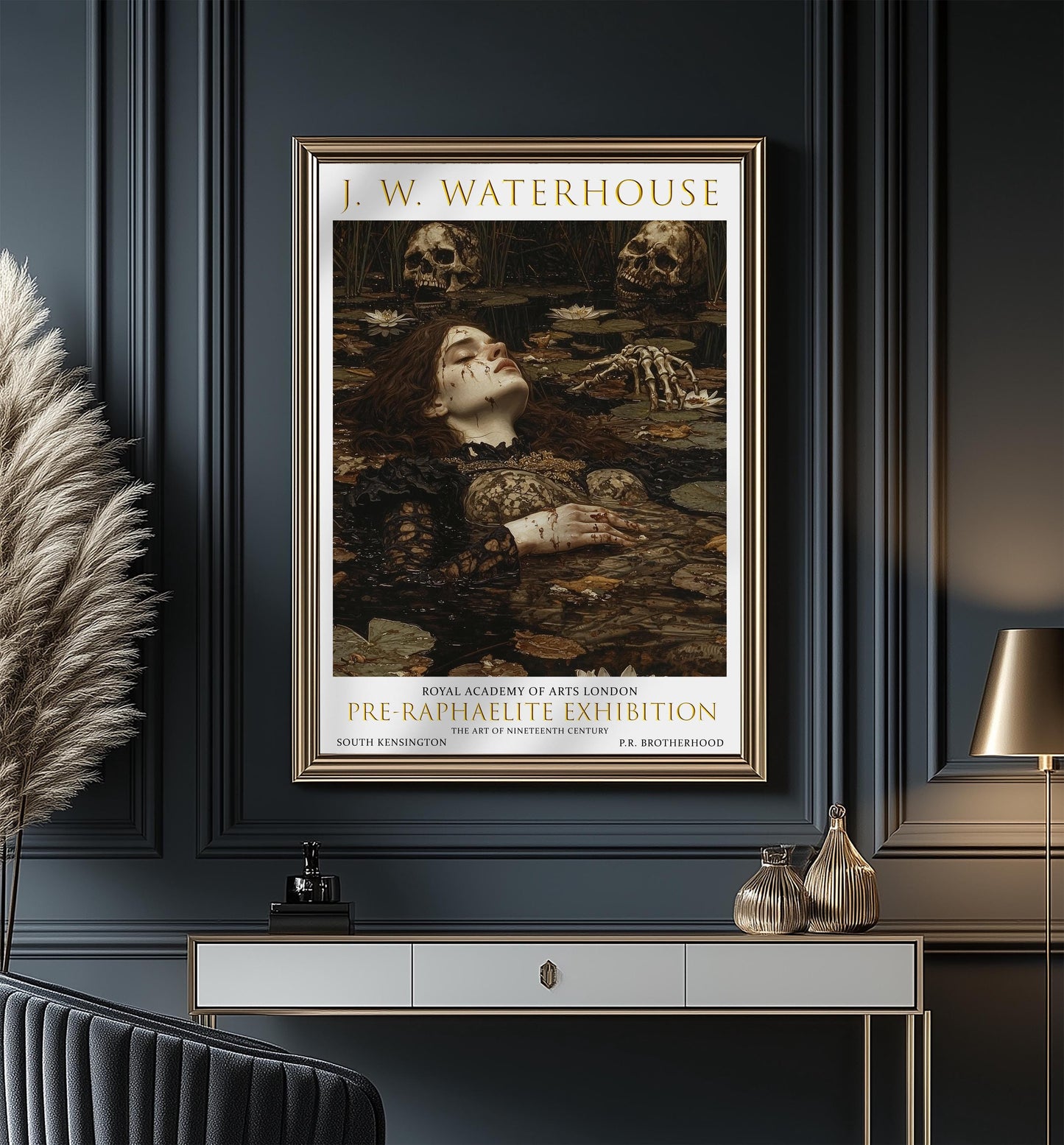 John William Waterhouse Art Print: Pre-Raphaelite Gothic Wall Decor