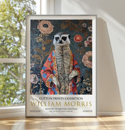 William Morris Print - Vintage Animal Art Poster | Botanical Wall Decor