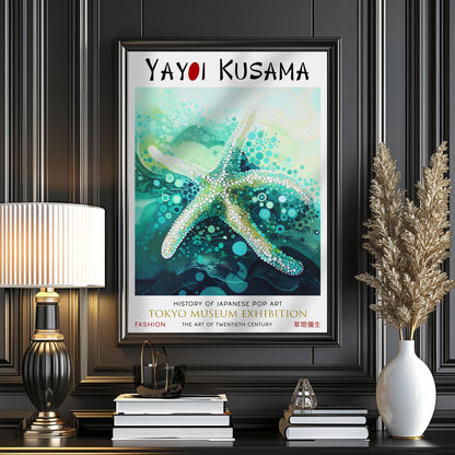 Yayoi Kusama Japanese Starfish WALL ART PRINT Picture Poster