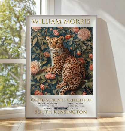 William Morris Leopard Print: Vintage Floral Wall Art