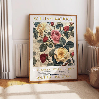 William Morris Roses Print – Vintage Floral Art | Botanical Wall Decor