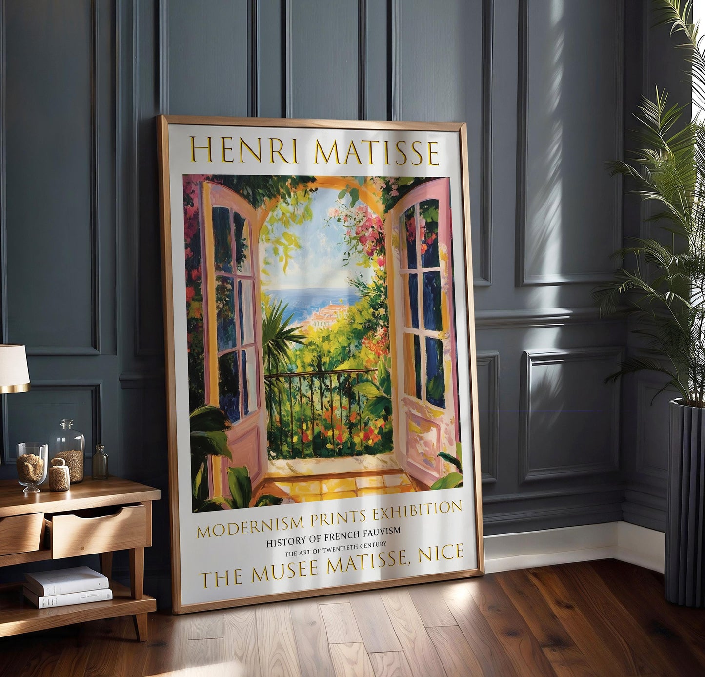 Henri Matisse Inspired Art Print: Open Window, Fauvism Style