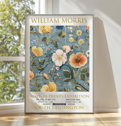 William Morris Art Print – Vintage Floral Poster | Botanical Exhibition Wall Decor