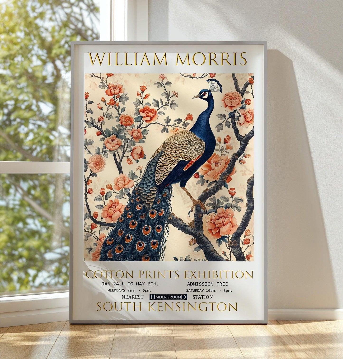 William Morris Print - Vintage Floral Art on Premium Matte Paper | Botanical Wall Decor