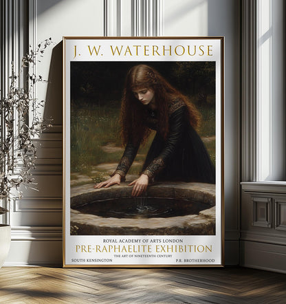 John William Waterhouse Art Print: The Sorceress Well, Pre-Raphaelite Poster