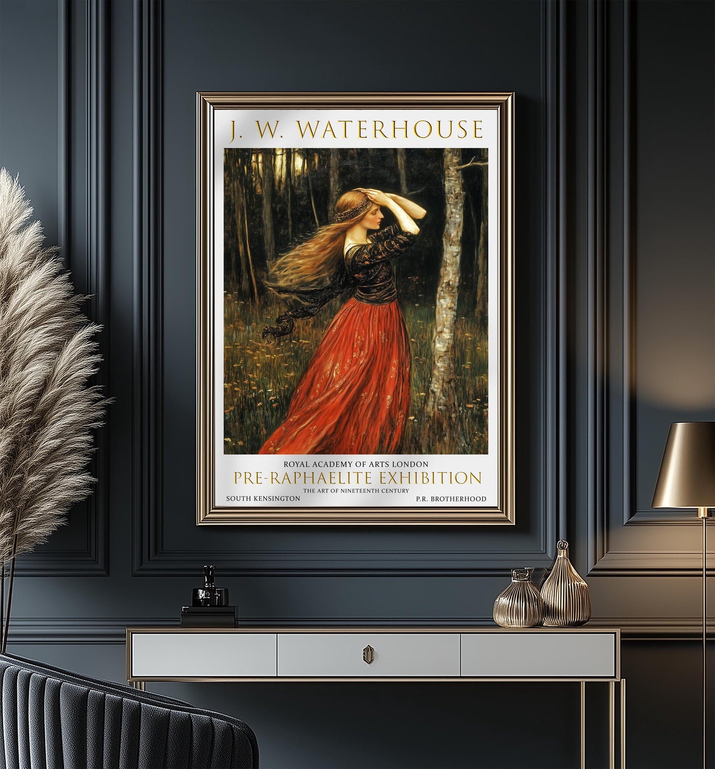 John William Waterhouse Print: Pre-Raphaelite Witch Sorceress Art