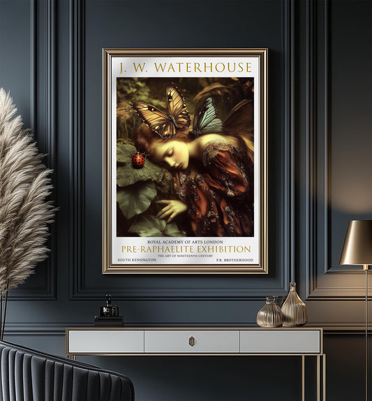 John William Waterhouse Art Print: Pre-Raphaelite Fairy Tale Decor