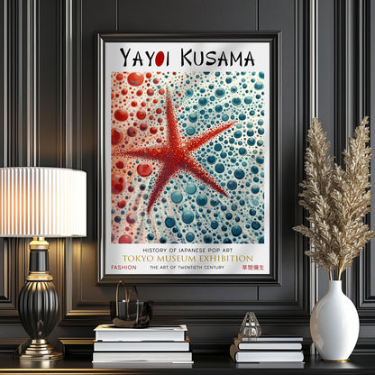 Yayoi Kusama Starfish Print: Tokyo Museum Exhibition, Japanese Art