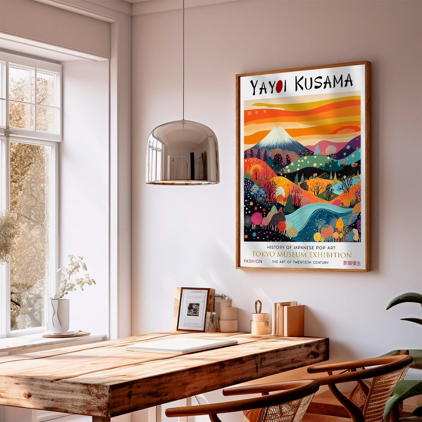 Yayoi Kusama Mount Fuji Print: Tokyo Museum Exhibition Art