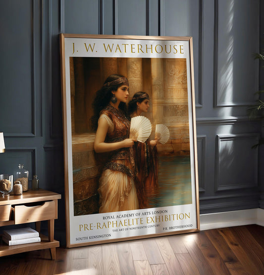 John William Waterhouse Egyptian Print - Goddess  isis, Vintage Orientalism Wall Art, Pre-Raphaelite Aesthetic, Egyptian Wall Decor