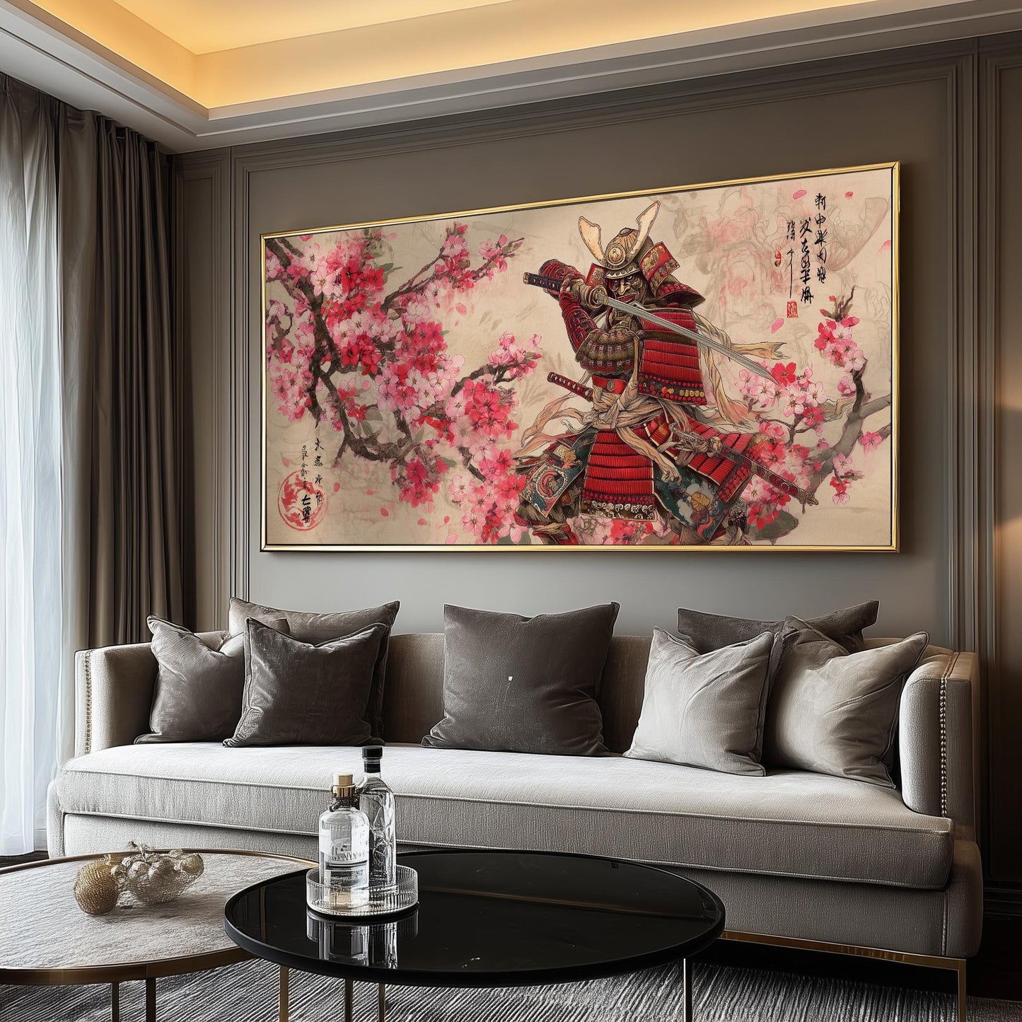 Vintage Samurai Warrior – Ukiyo-e Print – Traditional Woodblock Print