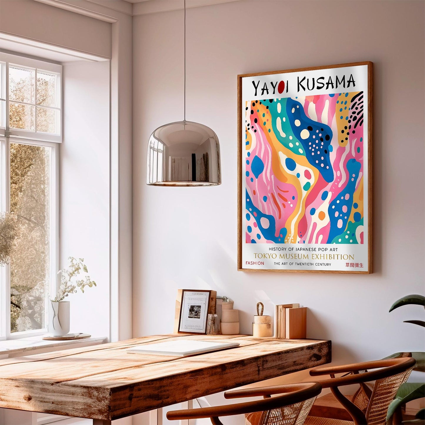 Yayoi Kusama Colourful Polka Dot WALL ART PRINT Picture Poster