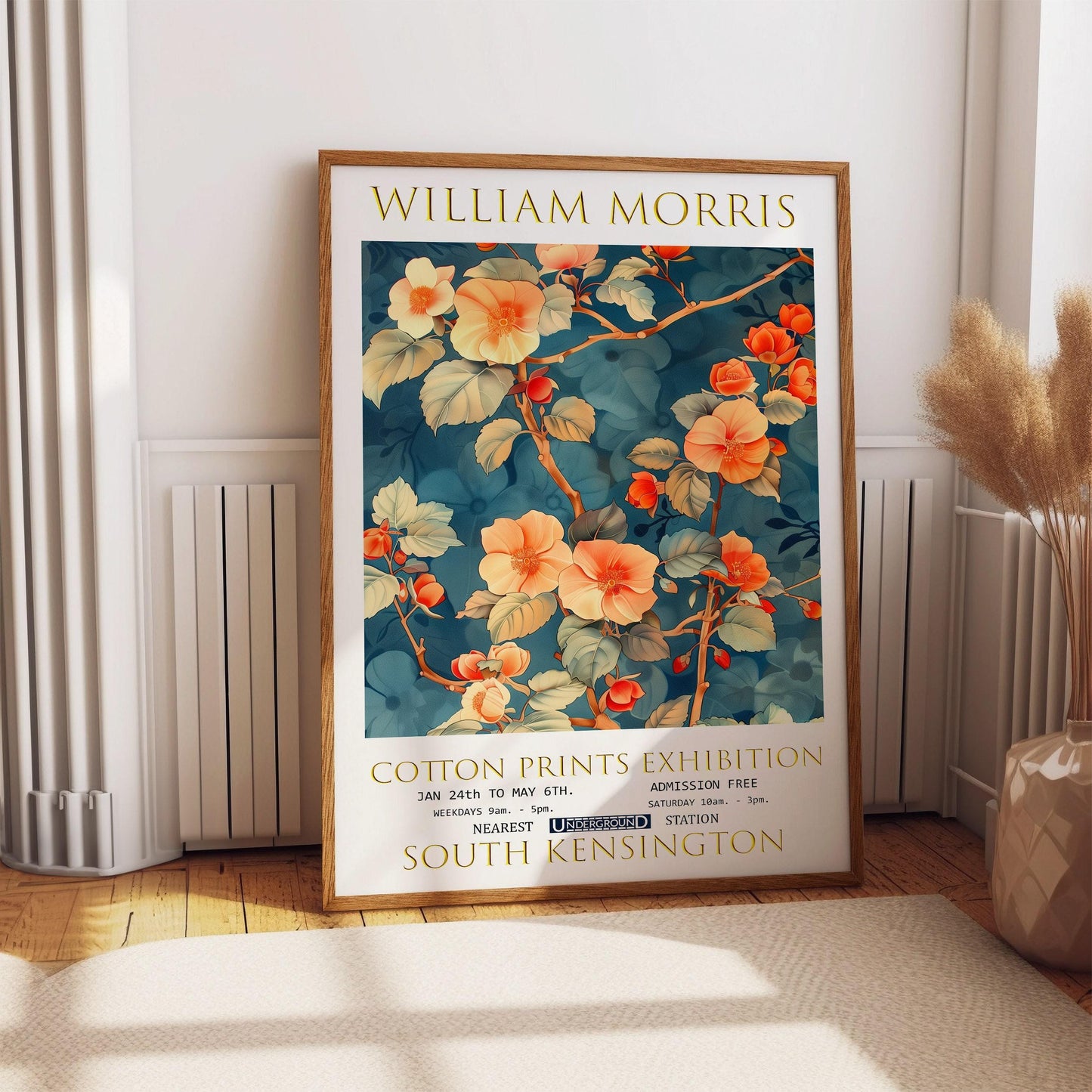 William Morris Print – Vintage Floral Art | Botanical Wall Decor, Heritage Home