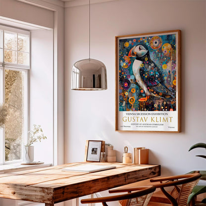 Gustav Klimt Art Nouveau Vintage Art Poster – Premium A3 Gold Leaf Print