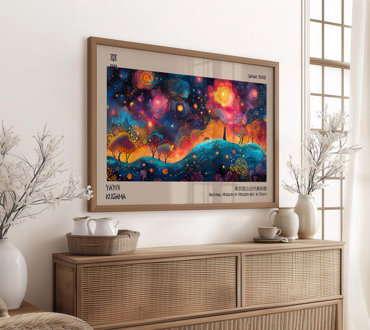 Yayoi Kusama Exhibition Japanese WALL ART PRINT Picture Poster