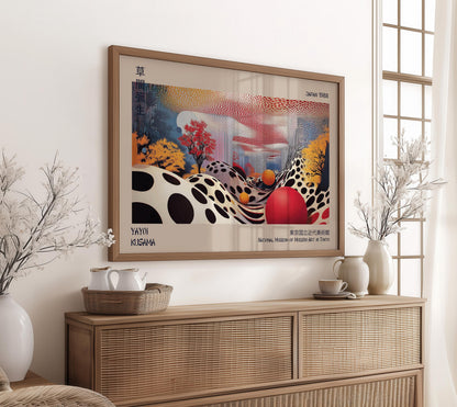 Yayoi Kusama Exhibition WALL ART PRINT Picture Poster