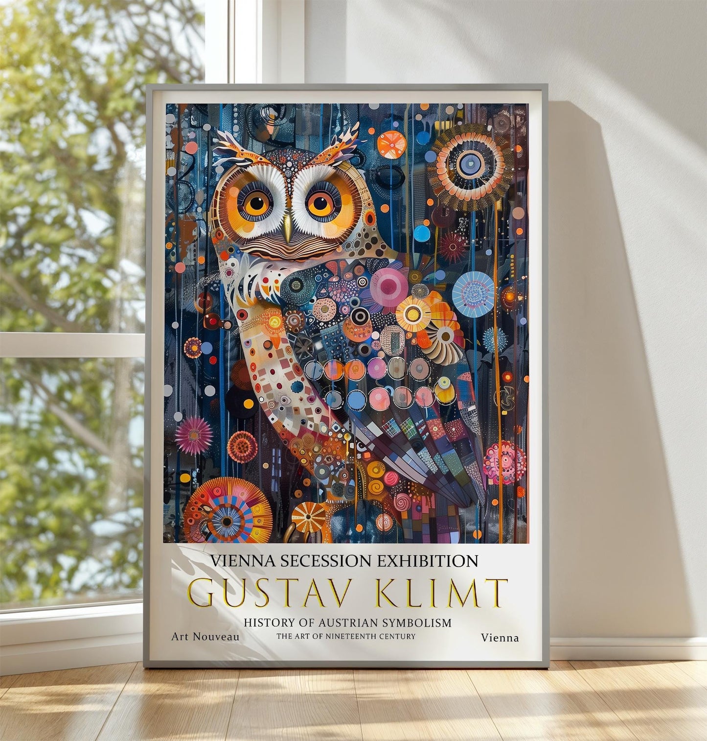 Gustav Klimt Art Print – Vintage Floral Print | Opulent Art Nouveau Poster