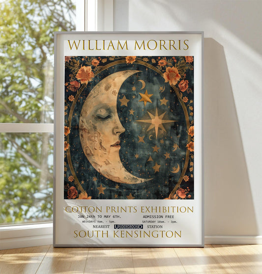 William Morris Print – Vintage Botanical Art Print | Victorian Exhibition Poster