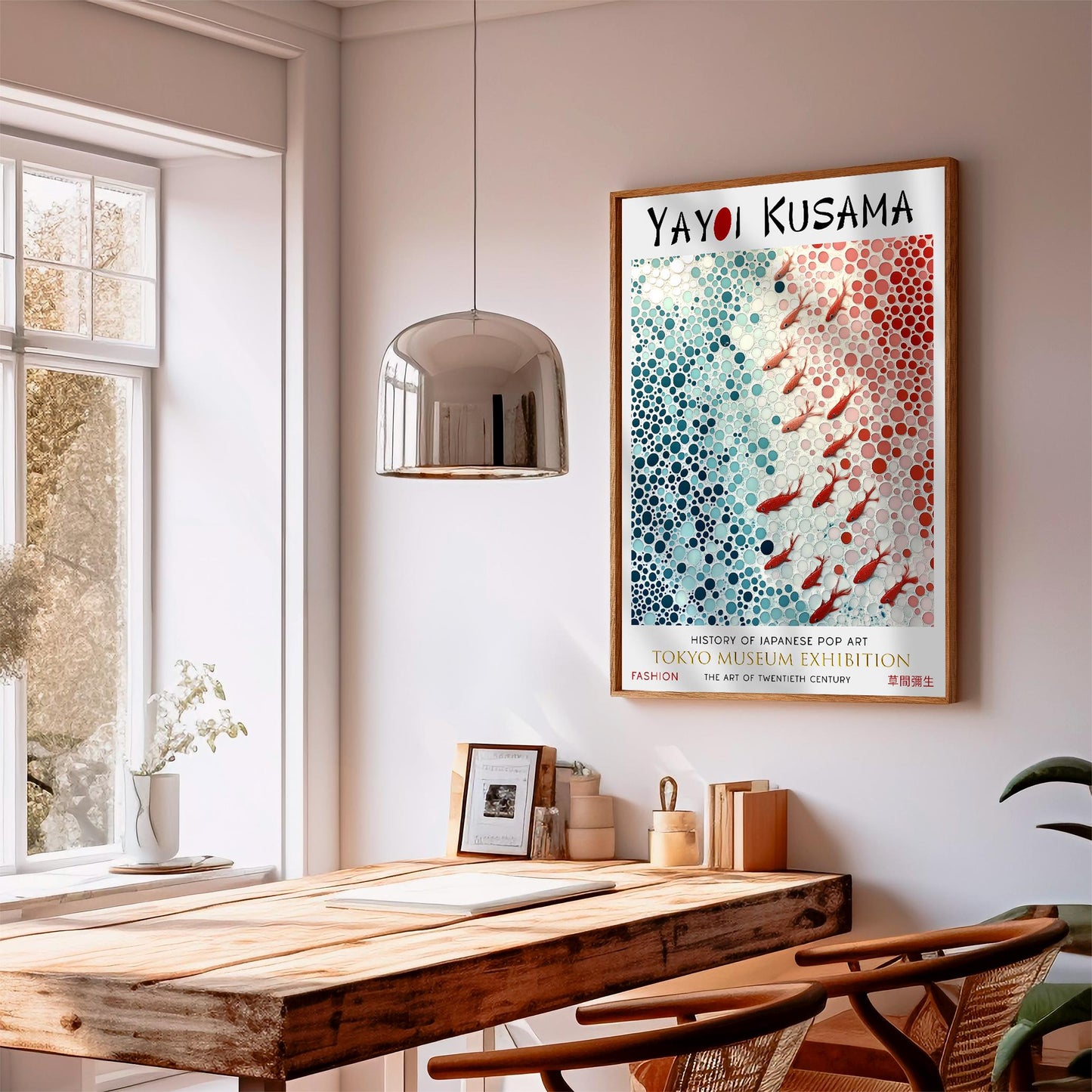 Yayoi Kusama Koi Fish WALL ART PRINT Picture Poster