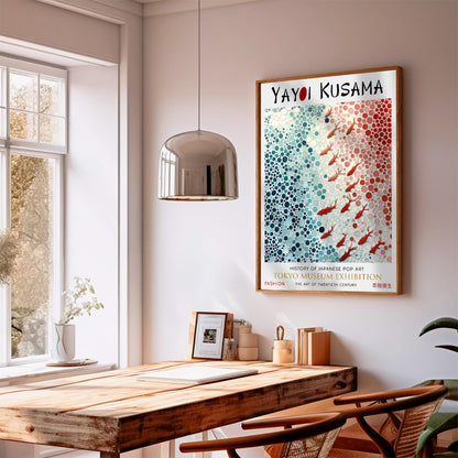 Yayoi Kusama Koi Fish WALL ART PRINT Picture Poster