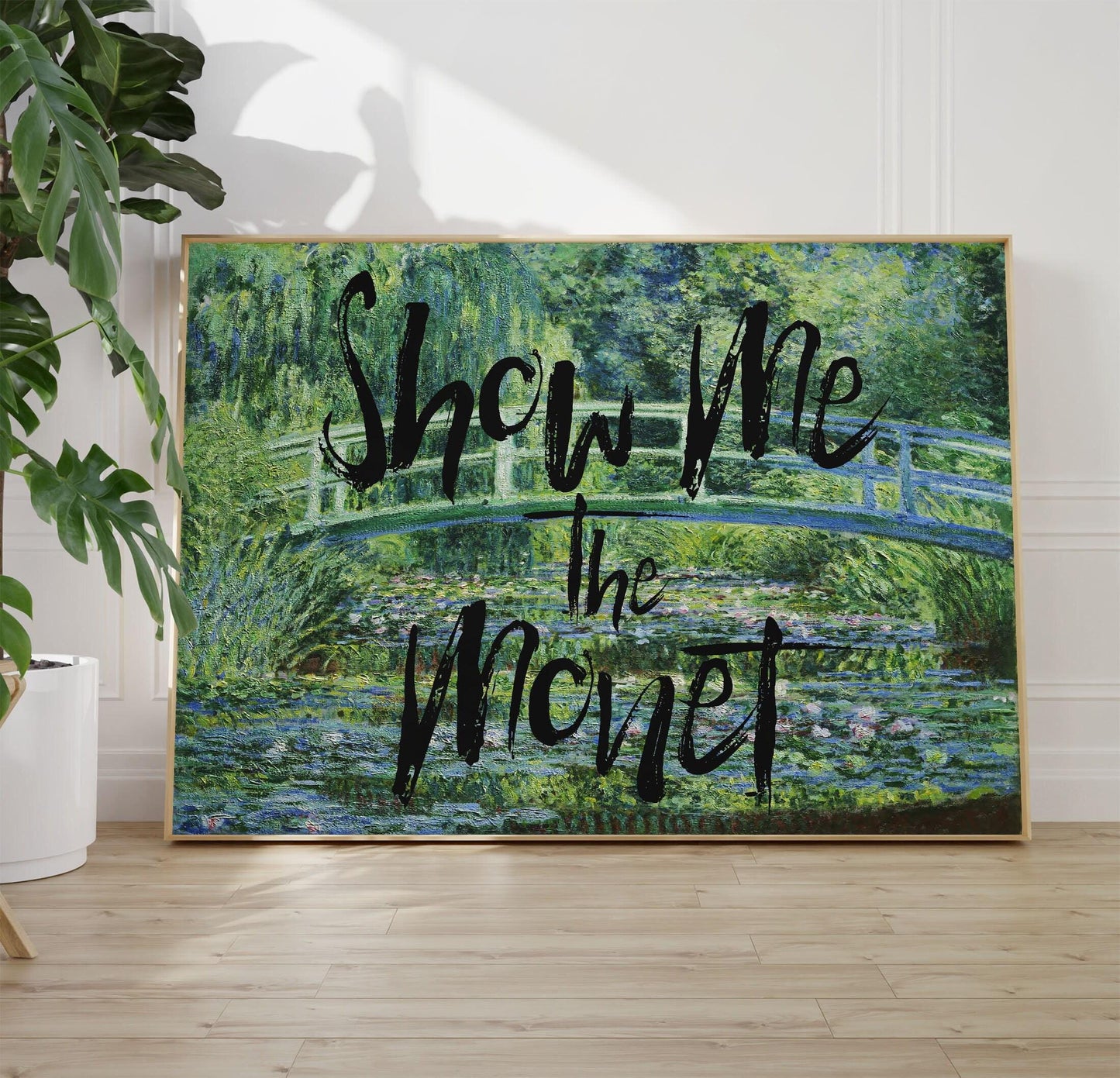 Monet Water Lilies Print: Eclectic Floral Wall Art