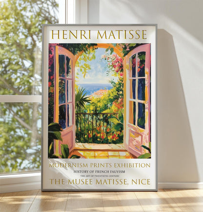 Henri Matisse Inspired Art Print: Open Window, Fauvism Style