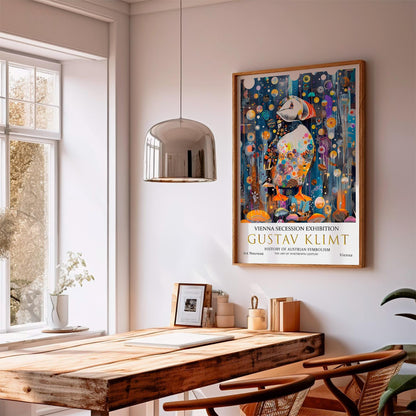 Gustav Klimt Art Nouveau Print – Vintage Exhibition Style Poster on Premium Paper