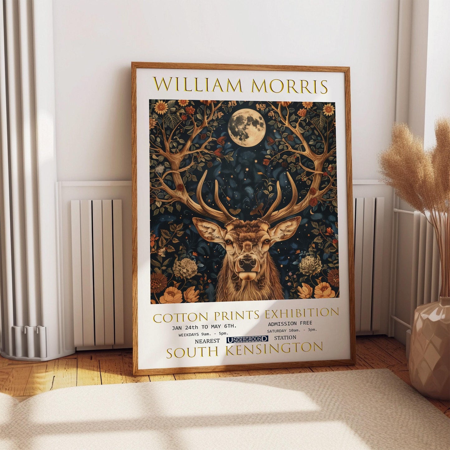 William Morris Wall Art – Vintage Floral Print | Botanical Decor, Heritage Home