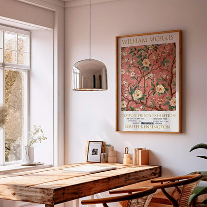 William Morris Cherry Blossom Vintage Floral Print – Botanical Wall Art on Premium Matte Paper
