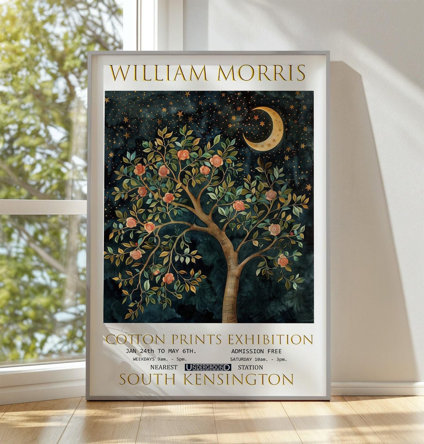 William Morris 'Tree of Life' Vintage Art Print